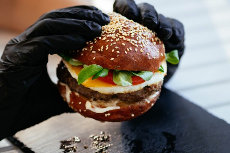 Homemade Burger with Special Sauce